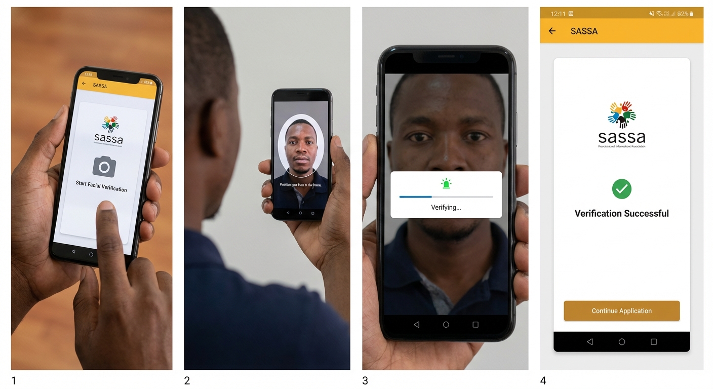 multi step SASSA biometric verification