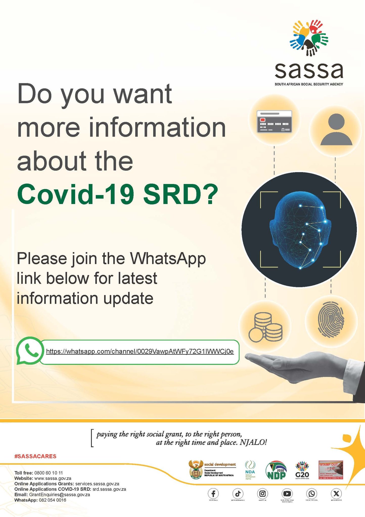 SASSA Enhances Support with New WhatsApp Line for Enquiries